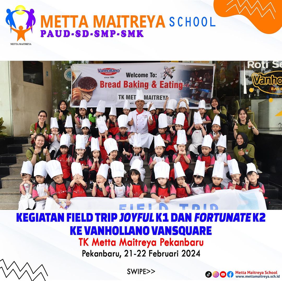 Kegiatan Field Trip Joyful K1 A & Fortunate K2 B ke Vanhollano Square | TK METTA MAITREYA